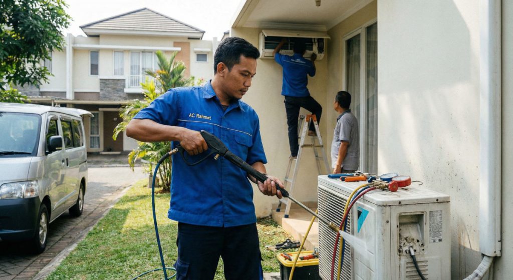 perawatan AC profesional pada rumah